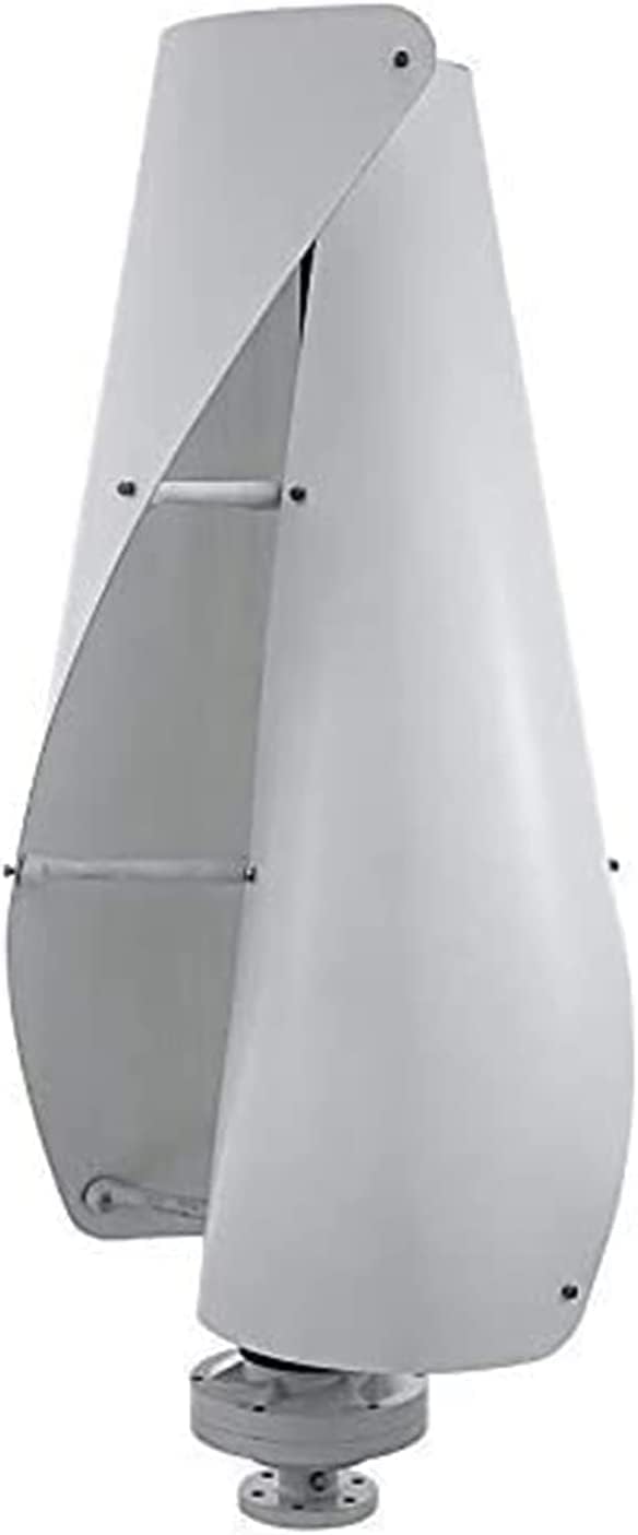 LiuSj JUnSt 8000W Low Start Wind Speed Wind Turbine, Vertical Wind Turbine Kit White Noiseless Garden Vertical Wind Turbine for Home Hybrids Streetlight