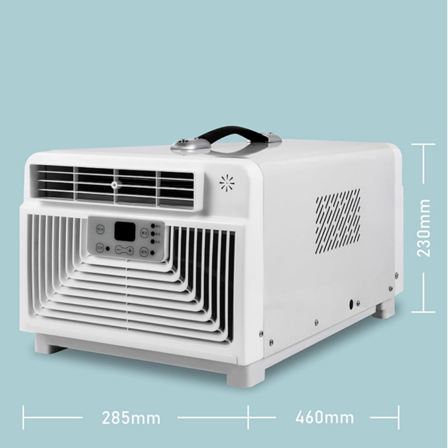 Portable Air Conditioner 3-in-1 AC Unit with Panel Control and Remote Control 1-12H Timer Coverage Area 6 Square Meters Evaporative Air Cooler for Home Office(220v)