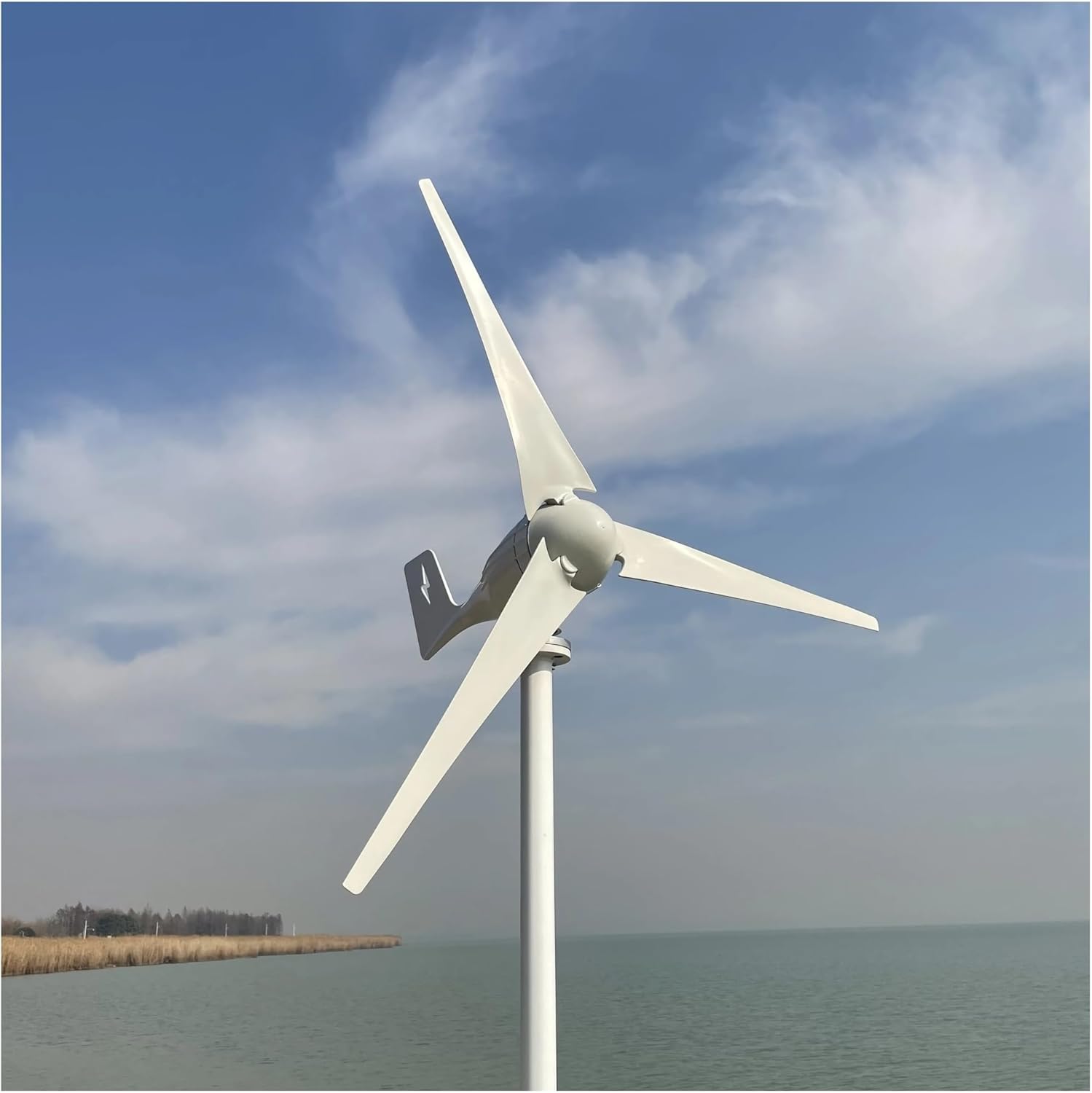 Wind Turbines, Wind Mill Turbine Generator Energy Power 800W 12V 24V 48V Complete Kit Residential for Home Use(48V)