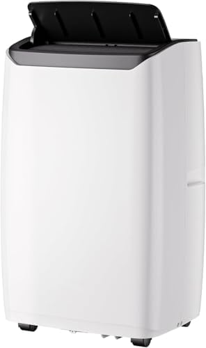 Portable Air Conditioners 14,000 BTU, Portable AC Units for Rooms With Multi-Function Fan, Dehumidifier Mode, Remote Control AC Unit for Bedroom Apartments Up to 750 Sq.Ft, Black