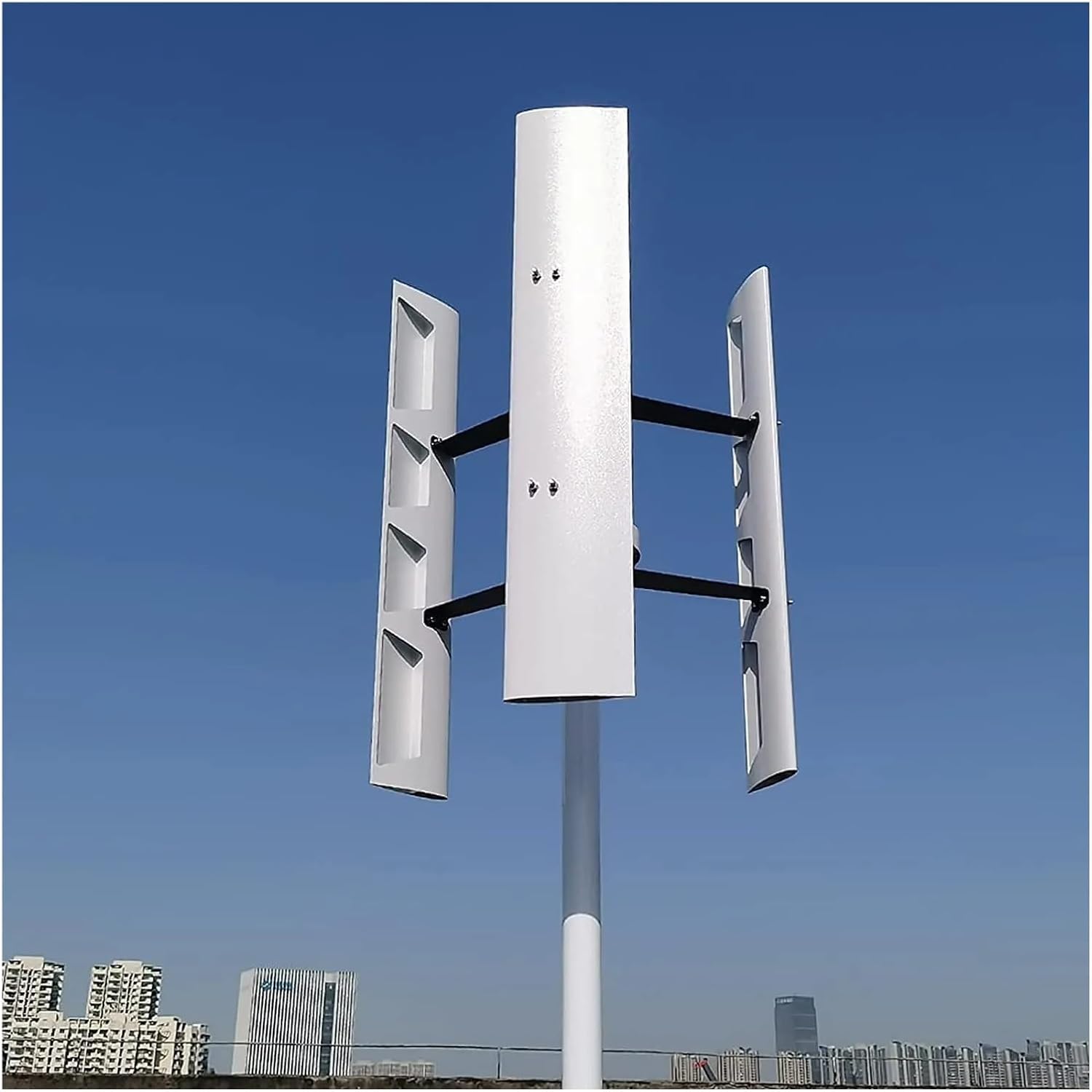 Wind Turbines, Home Farm Low Noise Vertical Free Energy Wind Power Turbine Generator 10KW 12V 24V 48V AC Windmill Fan Low Wind Speed Starting Wind Turbines(24V_10KW)