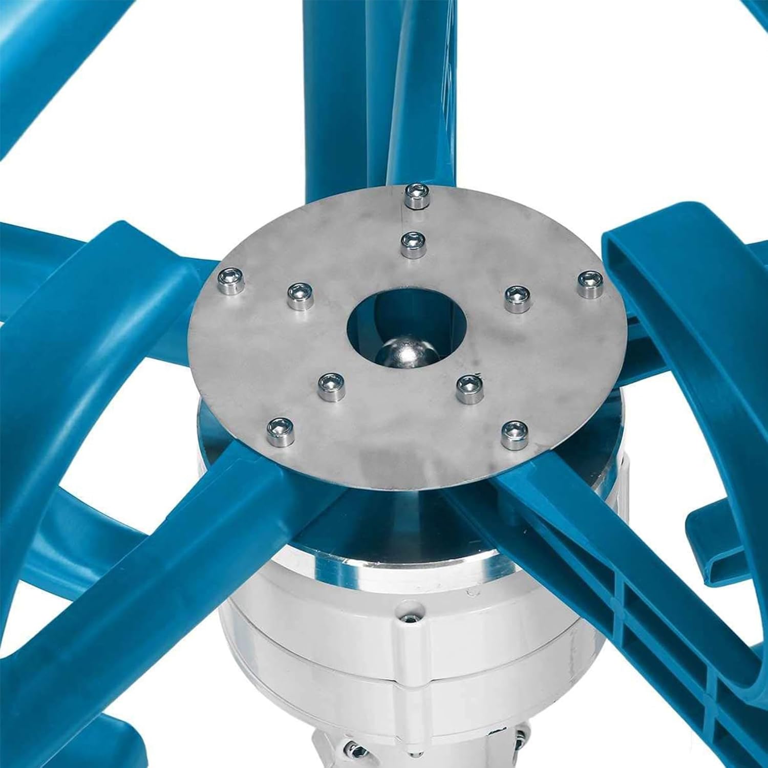 9000W Wind Turbine Generator Kit, 12V-220V 5-Blade Vertical Axis Wind Turbines Generator Kit with 2M/S Rated Wind Speed, Windmill Generators Suit