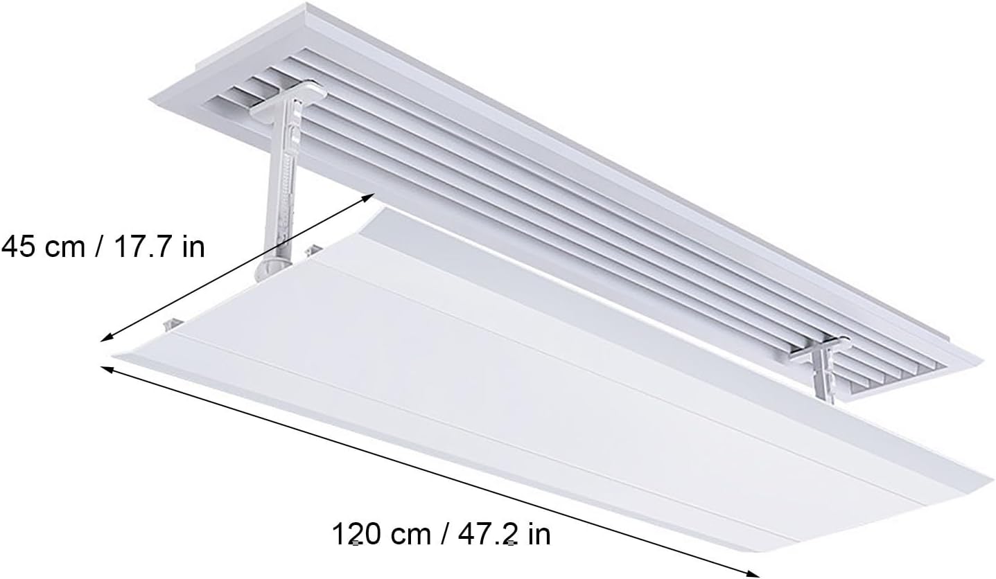 Ac Wind Deflector, Air Conditioner Deflectors, Retractable Adjustable Angle, Air Conditioners Wind Deflector for Ceiling
