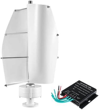 14000W Vertical Wind Generator, 2-Blade Magnetic Levitation Turbine, Waterproof Charge Controller, Efficient Home Energy Solution, 12V Renewable Power for Off-Grid Use
