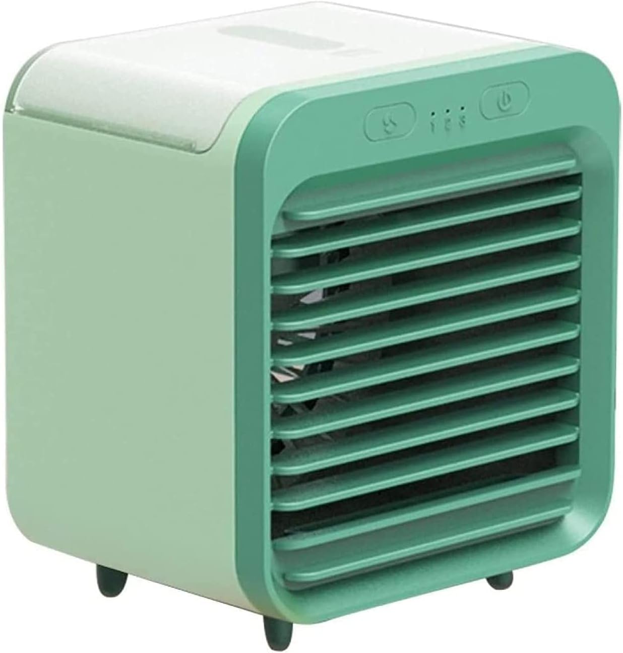 Portable Conditioner Small Personal Evaporative Air Cooler and Humidifier Fan Mini AC (Green)