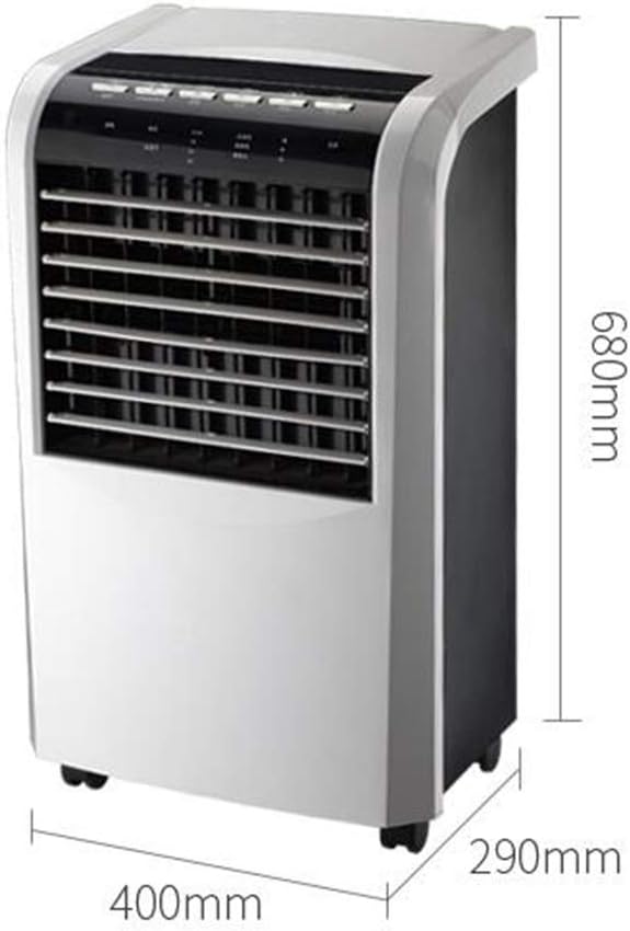 Cooling Fan Evaporative Cooler, Portable Bladeless Air Cooler, Electric Fan & Humidifier with Remote Control, 3 Modes 3 Speeds Air Conditioner for Indoor Home Office Dorms Oscillation Function