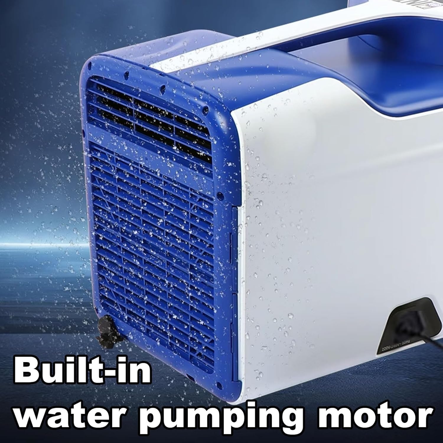 Personal Air Conditioner 4 in 1 Camping Ac Air Cooler for Room 4 Wind Speeds Low Energy Consumption with Touch Panel Top Handle Design for Home/Office 220v