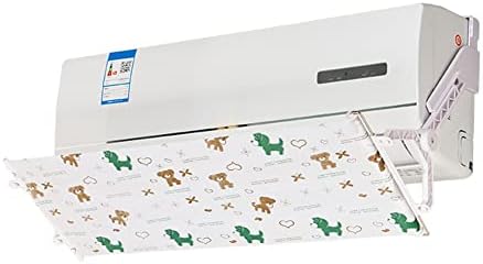 Adjustable air-Conditioning Wind Deflector, Universal for Indoor Office air conditioners,Butterfly
