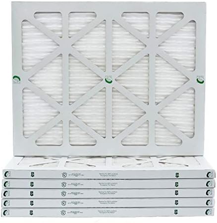 Glasfloss 16x20x1 MERV 10 AC & Furnace Air Filters. Box of 6. Actual Size: 15-1/2 x 19-1/2 x 7/8