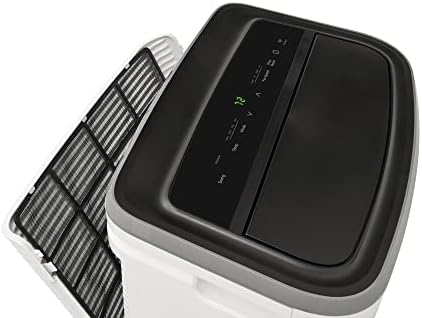 Frigidaire FHPW142AC1 Portable Air Conditioner, 14K BTU (ASHRAE) / 10K BTU (DOE) with Multi-Speed Fan/Dehumidifier Mode/Built-in Air Ionizer/Washable Filter/Works with Alexa/Wi-Fi Connected, in White