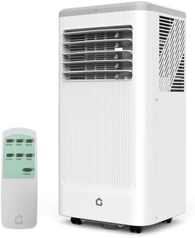 10,000 BTUs Portable Air Conditioners with Heater, 3 in-1 Cooling AC Portable Air Conditioner for Room with Sleep Mode, Ventless Floor Air Conditioner, 3 Speeds Fan & Dehumidifier