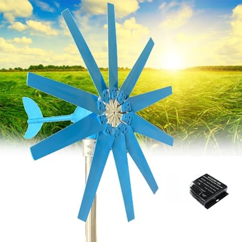 18000W/20000W Low RPM Gearless Permanent Magnet Wind Generator, 12V/24V/48V, 8/10 Blades, Free MPPT Controller, Efficient Home Energy Solution, Quiet Operation