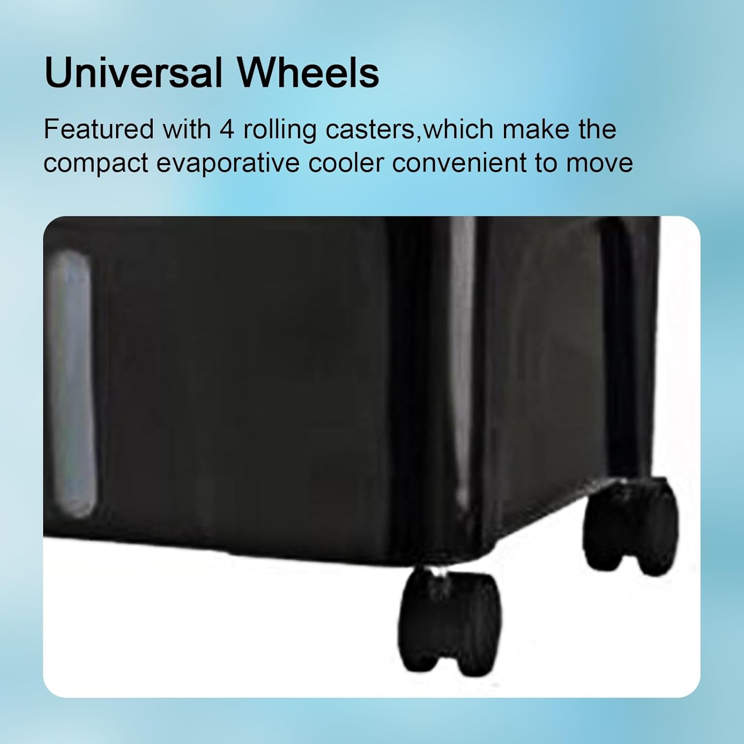 Swamp Cooler, Portable Windowless Air Conditioner, Evaporative Air Cooler w/ 6.6 gal Water Tank, 120°Oscillation, 8 H Timer, 3 Speeds, for Backyard, Garage, Patio, Indoor