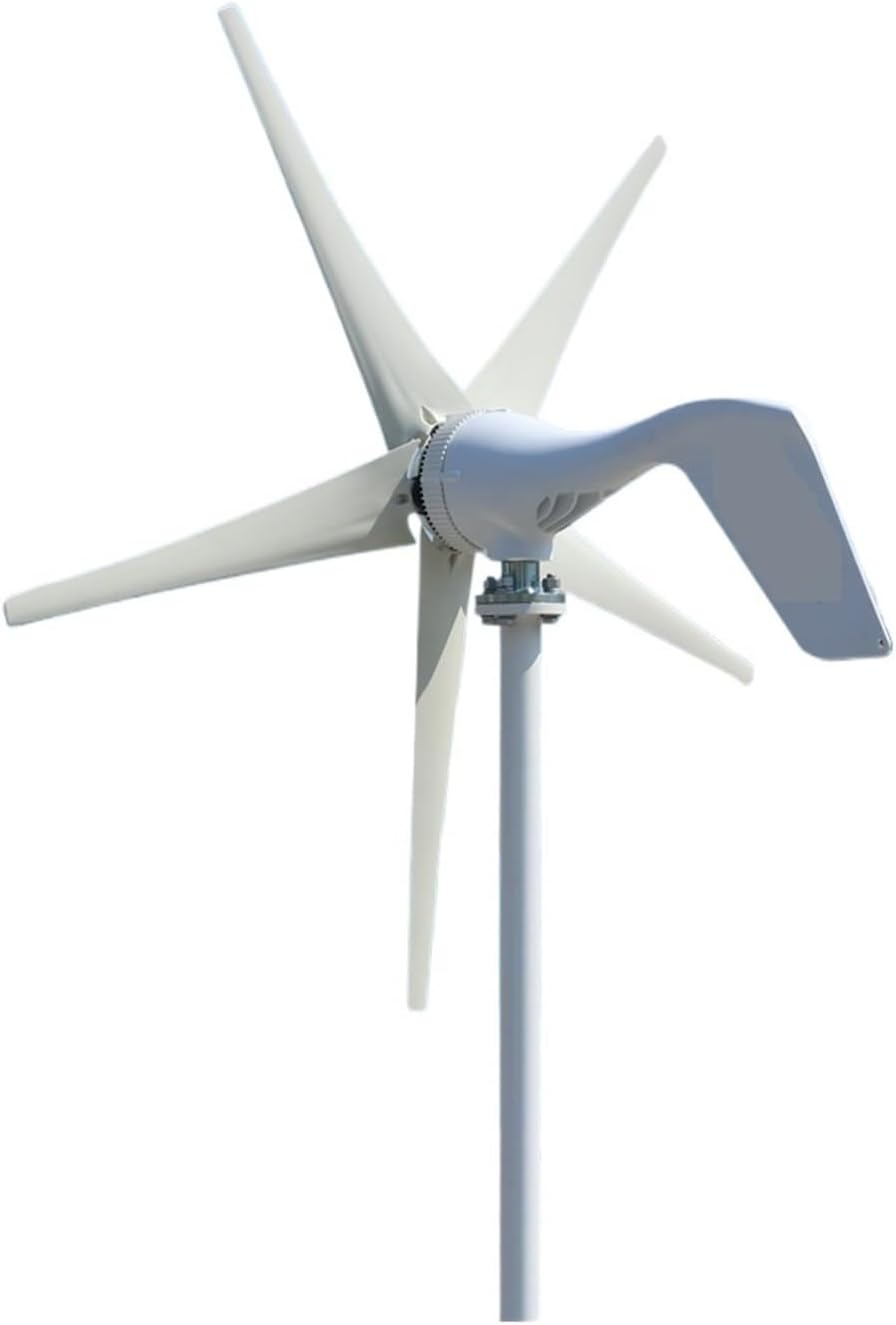 Wind Turbines, 1.3m Start Up Three Phase AC 12v 24v 48v Wind Turbine with 12V 24V Auto Regulator Home Use 400w Wind Turbine(3 Blades,48V)