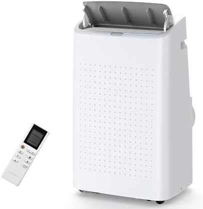 Portable Air Conditioner 14000 BTU for 750 Sq Ft 3-In-1 AC Unit with Cooling/Dehumidifier/Fan Modes, Remote, 24H Timer & Installation Kit for Home/Office/Dorm