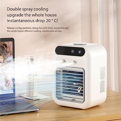 Mini Portable Air Conditioner, Household Refrigeration Air Cooler Desktop Mobile Cooler, Suitable for Home, Dorm, Office