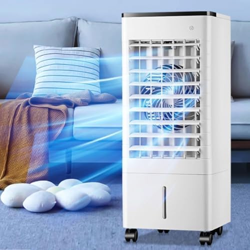 Portable Air Conditioner, 3-IN-1 Evaporative Air Cooler with Remote, 9L Tank, 4 Ice Packs, 3 Speeds, 15H Timer for Bedroom, Home, Office
