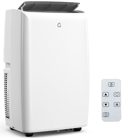 14000Btu Portable Air Conditioner with Cooling/Dehumidify/Fan Mode Cools up to 750 Sq.Ft, 3 in-1 Quiet Portable AC Unit 3 Speed, Auto Swing, 24H Timer for Large Room