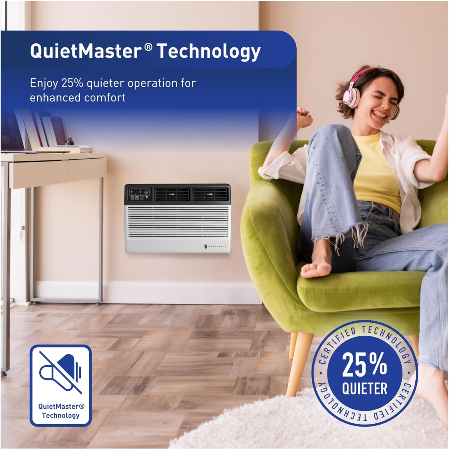 Friedrich Chill Premier Window/Wall Air Conditioner 8K BTU, 115V - CCW08B10C