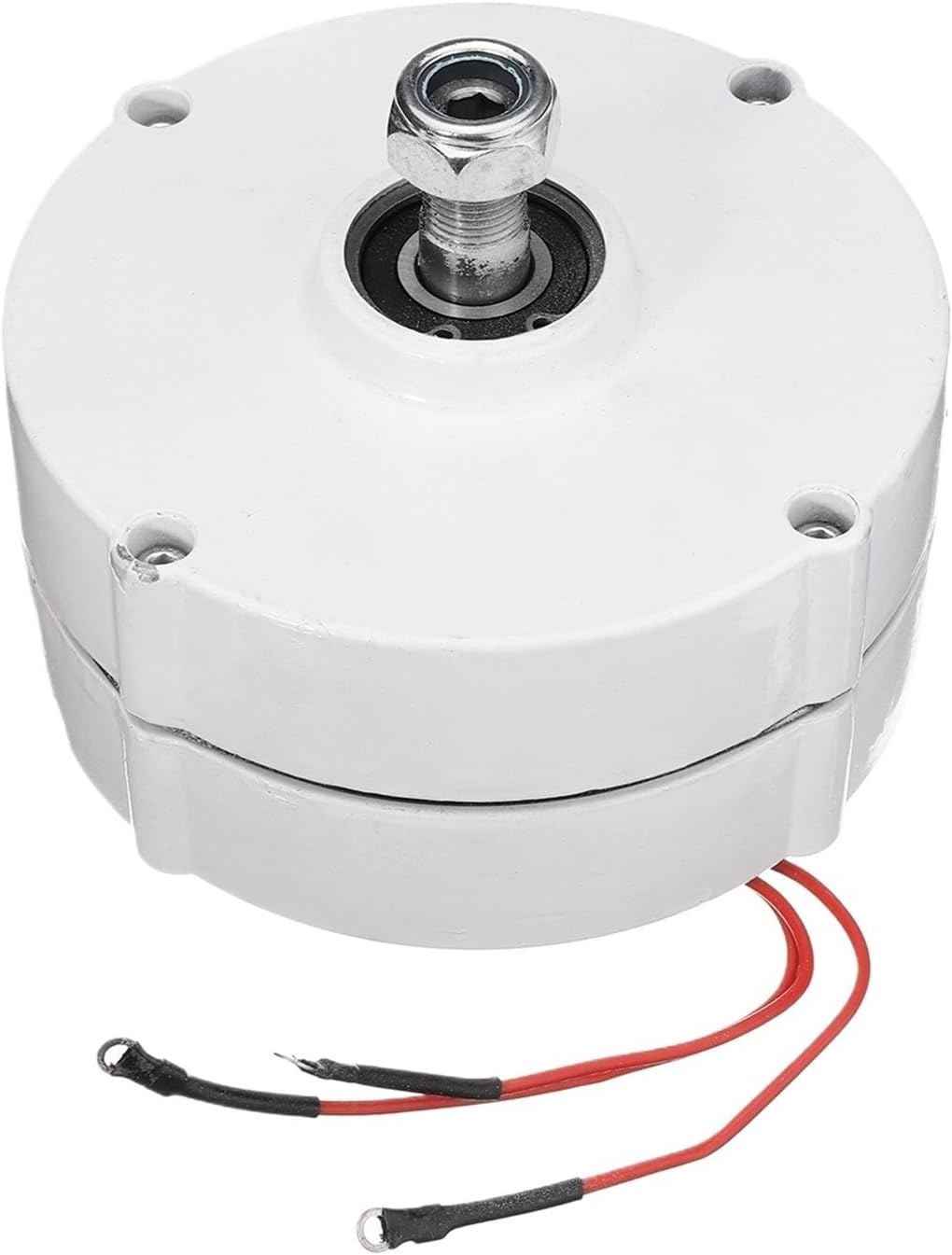 Wind Turbines, Small 200W Permanent Magnet Generator Low Speed Start NdFeB Alternator Aluminum Shell Generators for DIY Wind Turbines(NB,Double Shaft_24V)