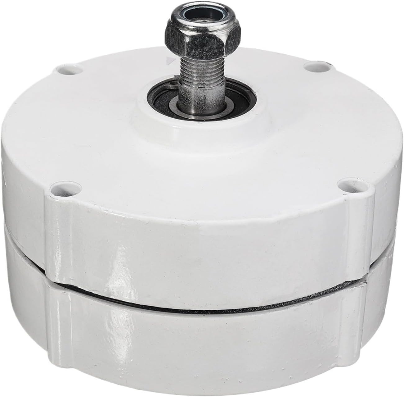 Wind Turbines, Small 200W Permanent Magnet Generator Low Speed Start NdFeB Alternator Aluminum Shell Generators for DIY Wind Turbines(NB,Double Shaft_24V)