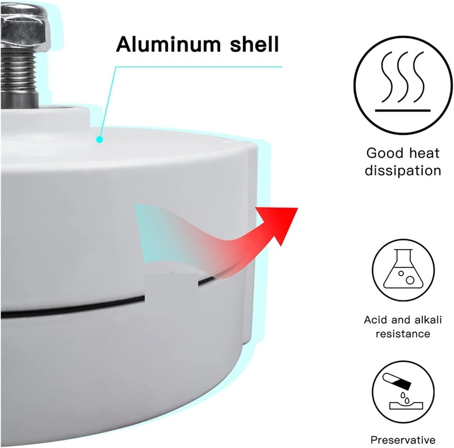 Low Speed 100W AC 12V Or 24V Permanent Magnet Generator Gearless 3 Phase tors for Wind Water Turbine Industrial Energy(Single Shaft,AC 24V_100W)