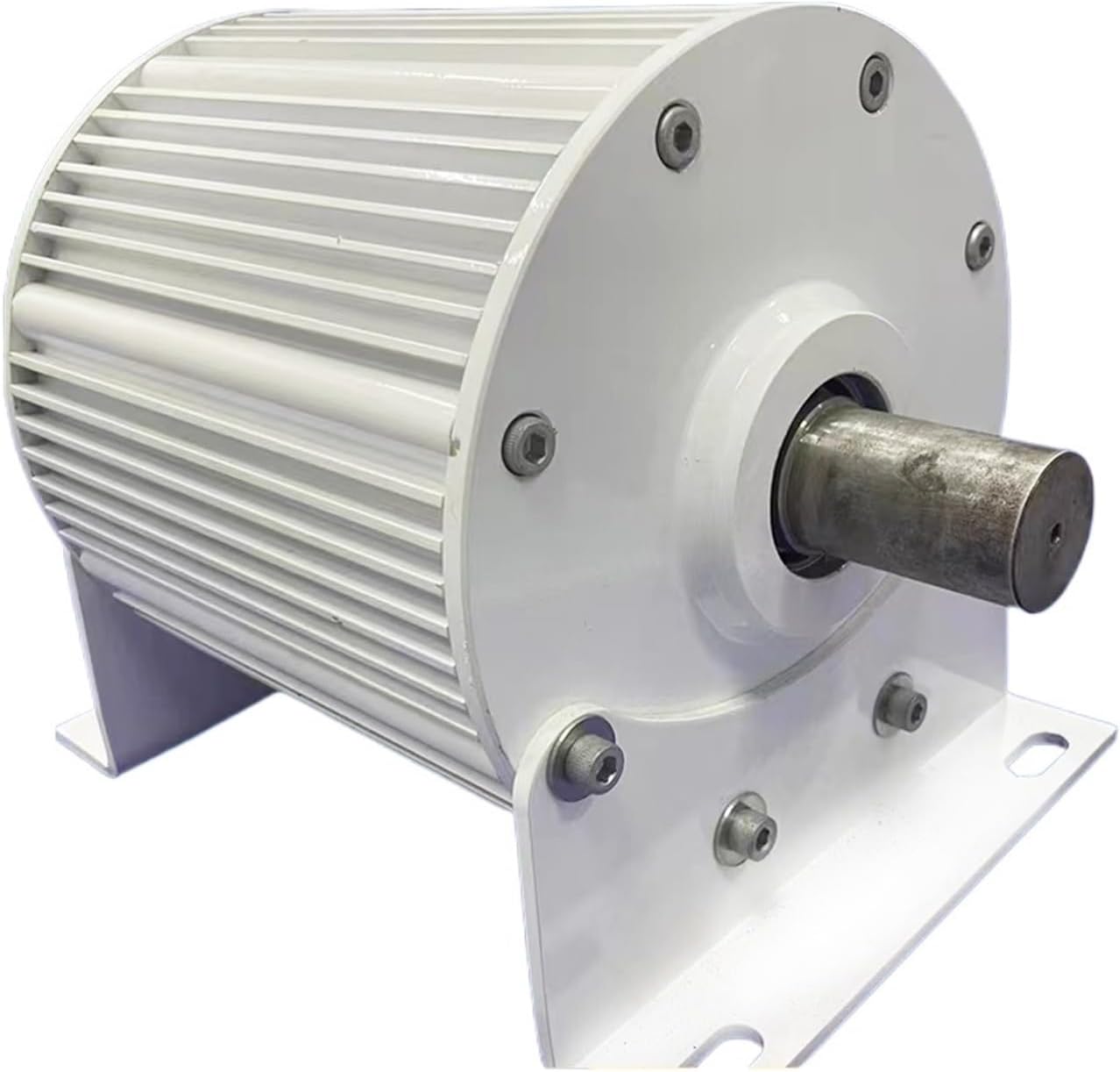 10kw 20kw Wind Turbine Generator 48V 96V Low Speeds 3 Phase AC Gearless Permanent Magnet Generator Use for Water and Wind Power Industrial Energy(Direct Shaft,96V_20KW)