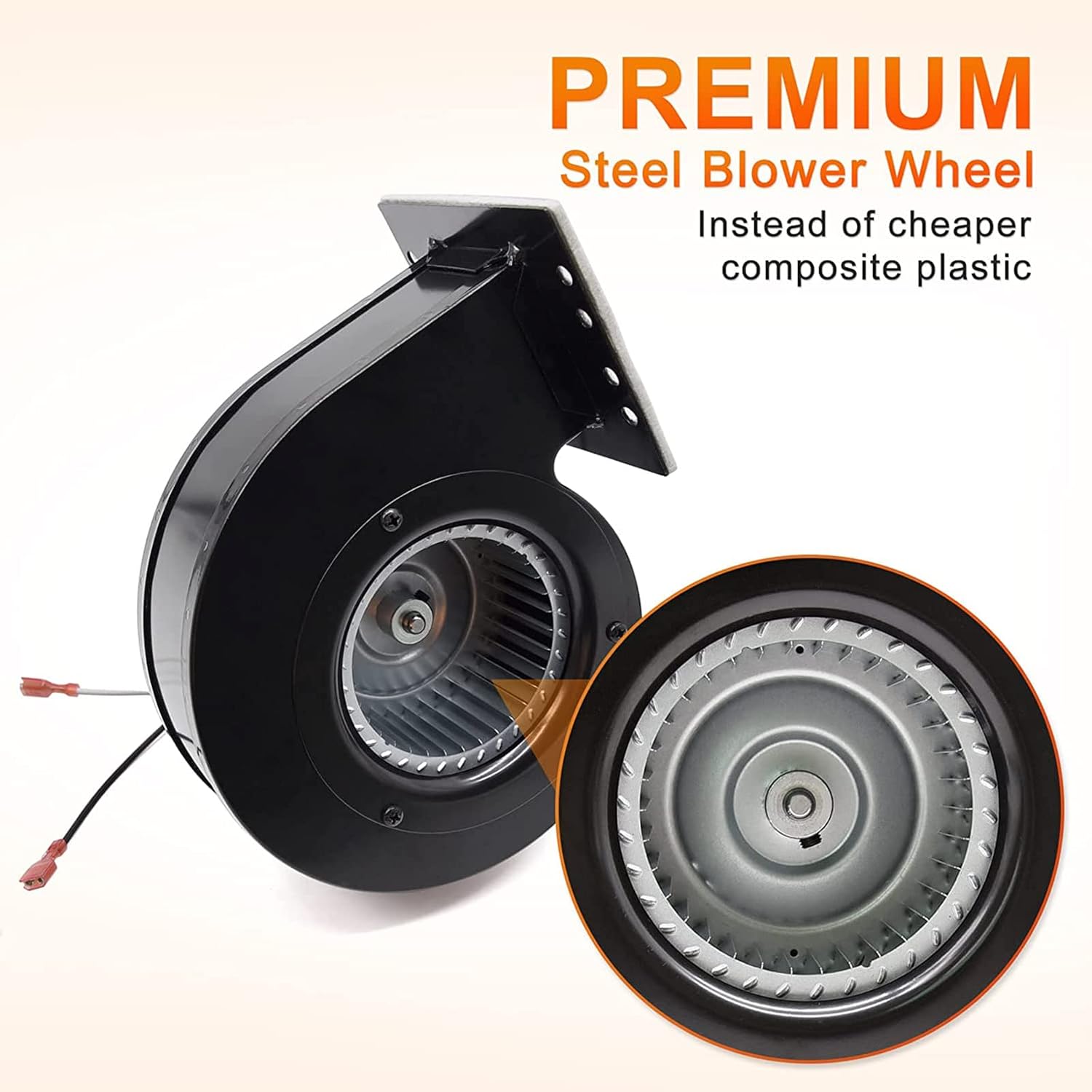 Adviace 80472 80472A Distribution Convection Blower for US Stove 6041 & 6039 & 5500 & 5500M, King 5502M & KP130 & 5500M & 5500, American Harvest 6039 6041, USSC 6039 6041, Ashley AP5660L Pellet Stoves