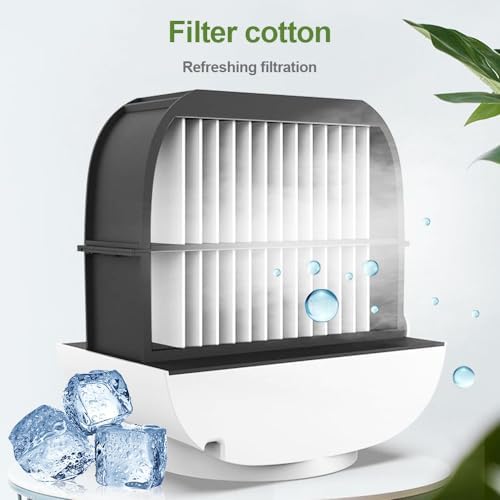 Oribreeze Air Conditioning,Mini Portable Rechargeable Desktop Air Cooler with 3 Wind Speed,Multifunctional Low Noise Air Conditioner for Office,Bedroom,Shcool /1667