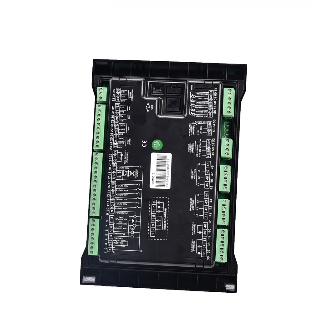 HGM9510 Auto Start-Stop Diesel Generator Parallel Controller Module 4.3-inch LCD Display Drive Control Panel(HGM9510 Original)