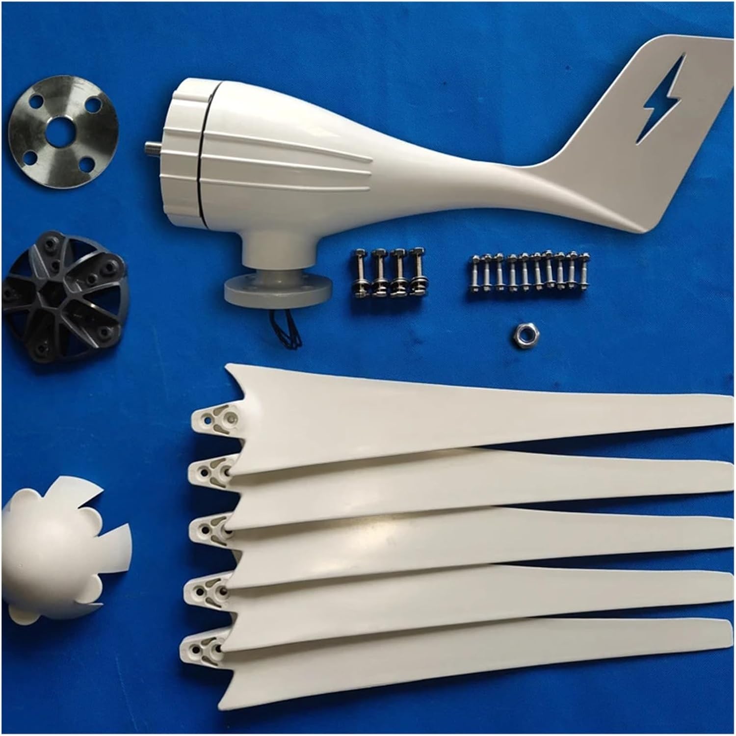 Wind Turbines, Free Energy 5 Blades Windmills Wind Turbine nerator 3000W 12V 24V 48V for Home Use(48V)