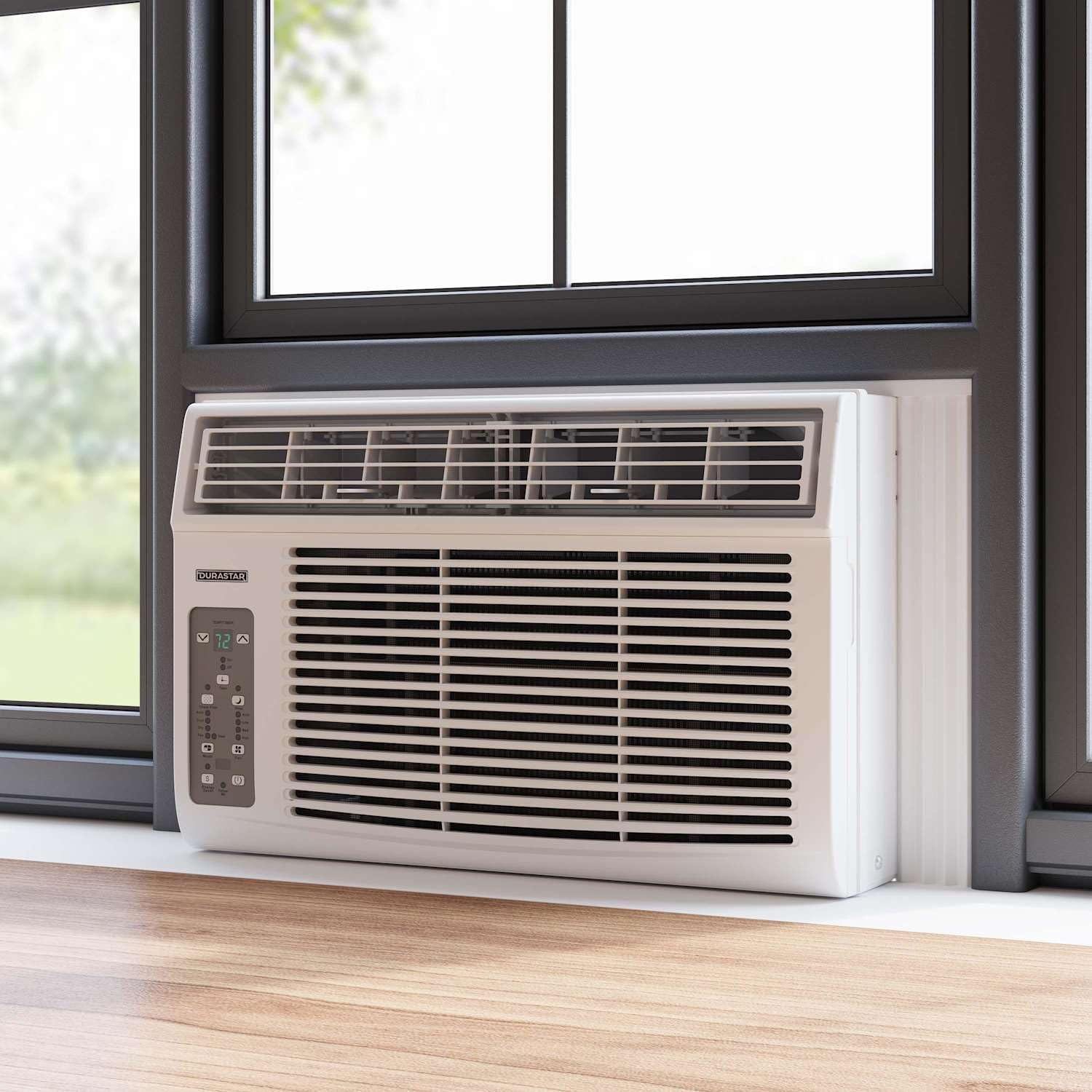DRWHC081XNA1 8,000 BTU 115V Window Air Conditioner with 3500 BTU Supplemental Heating and Remote Control - White