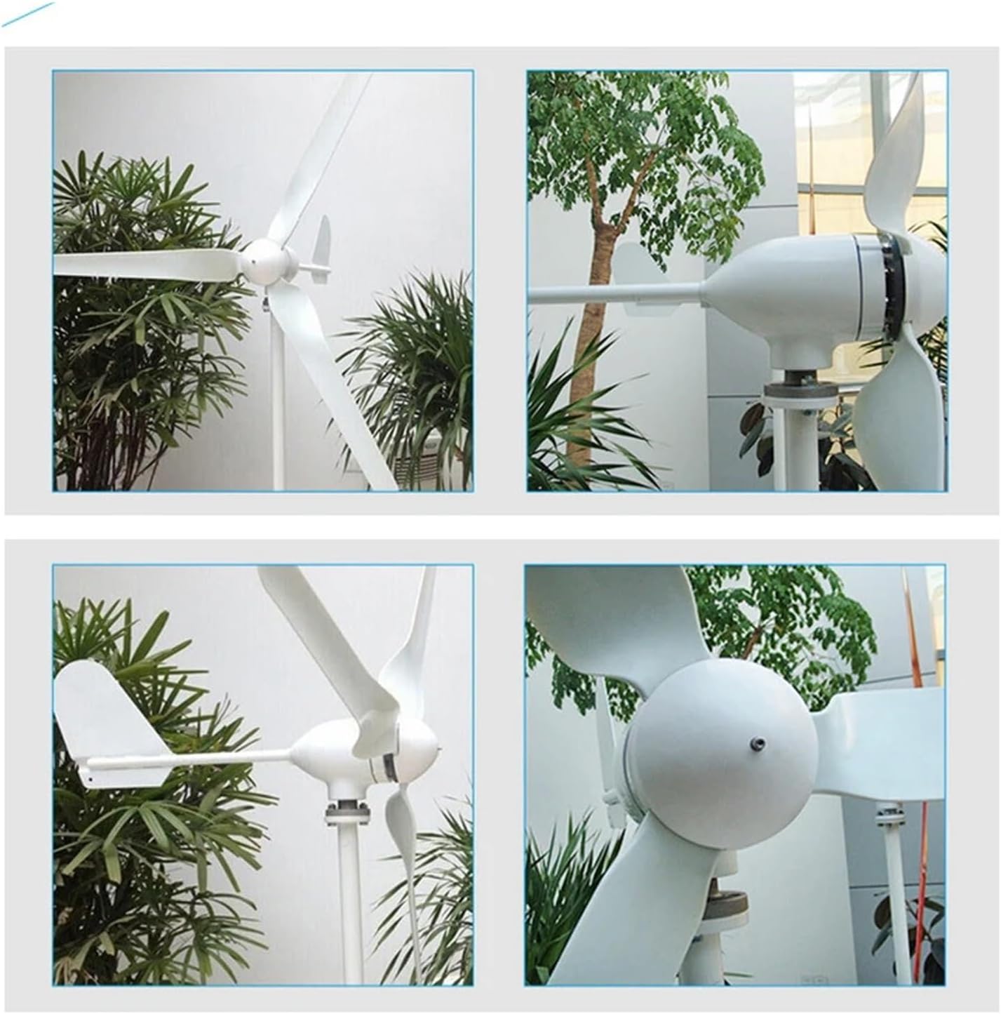 Wind Turbine Generator 10000W 5000W 8KW with MPPT Charge Controller Windmill Small Wind Generator Home Use System RV Yacht Farm Industrial Energy(with Hybrid controll,12V_15KW)