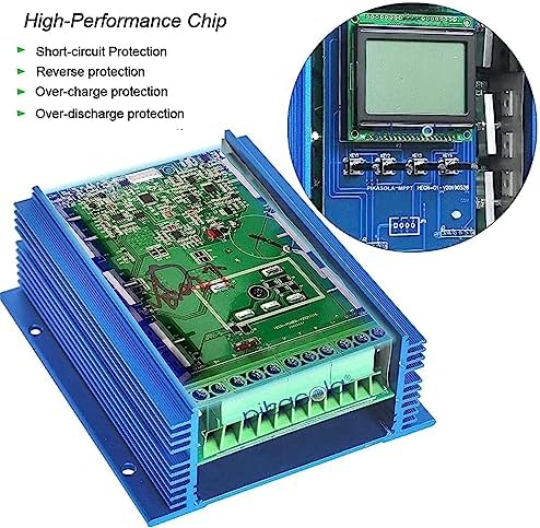 12000W Wind Solar Hybrid MPPT Charge Controller - 12V/24V/48V Off-Grid Regulator for Solar Panels & Wind Turbines, Efficient Auto Voltage Regulation, Ideal for Renewable Energy Systems
