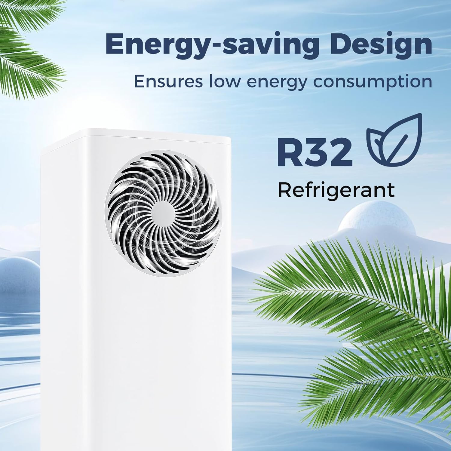 GOFLAME 10000 BTU Portable Air Conditioner, 3-in-1 Floor AC Unit with Fan & Dehumidifier, 24H Timer, Sleep Mode, Remote Control, Drain Hose & Window Installation Kit, Cools up to 350 Sq. Ft