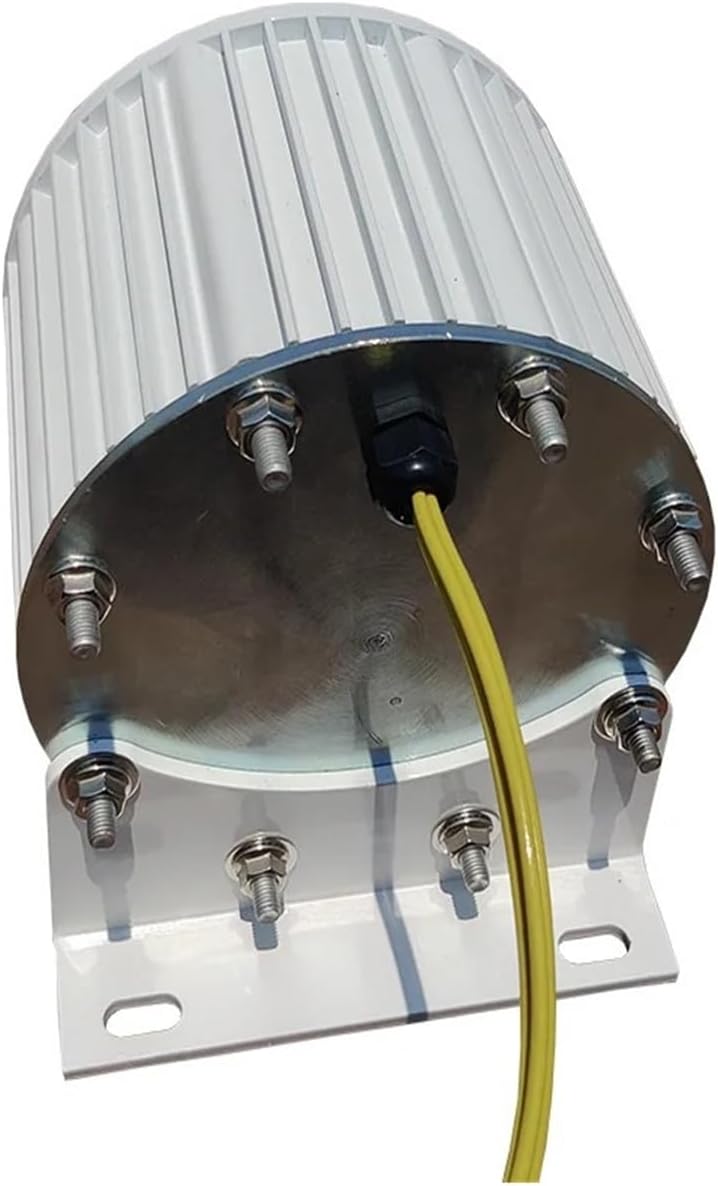 5KW 10KW Wind Turbine Electric Generator 48V 96V Low RPM tor Permanent Magnet Generator Hydro Turbine 20KW with Base Industrial Energy(Without Base,96V_5KW)