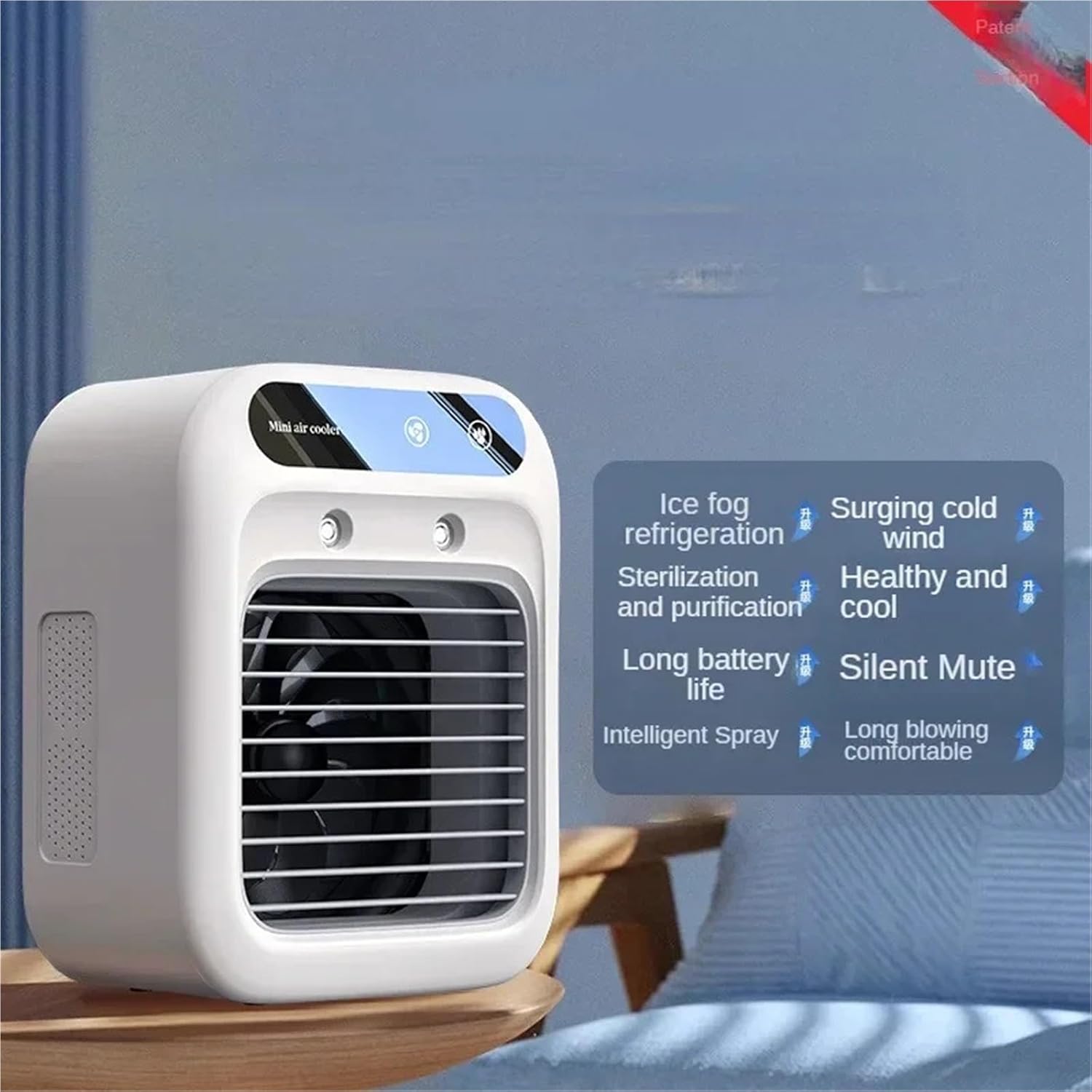 Portable Air Conditioner, Spray Mini Small Air Condition Fan Desktop Thermantidote Dormitory,Desktop Fan for Home Outdoors