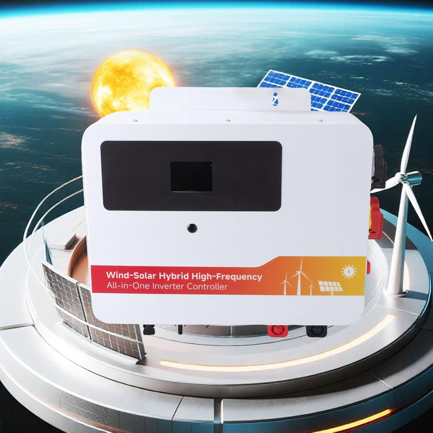 FTVOGUE 1000W Wind Solar Hybrid MPPT Charge Controller 600W Wind 400W Solar Dual Boost Regulator for Off Grid