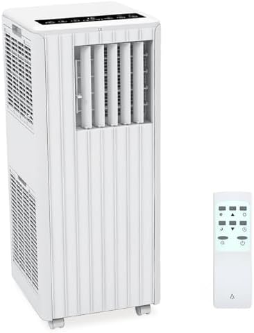 8000 BTU Portable Air Conditioners, 3-in-1 Portable AC Units Cools 350 Sq.Ft. for Rooms with Remote Control,Sleep Mode,24H Timer, AC Unit for Bedroom Apartment Dorms, Window Kit Included