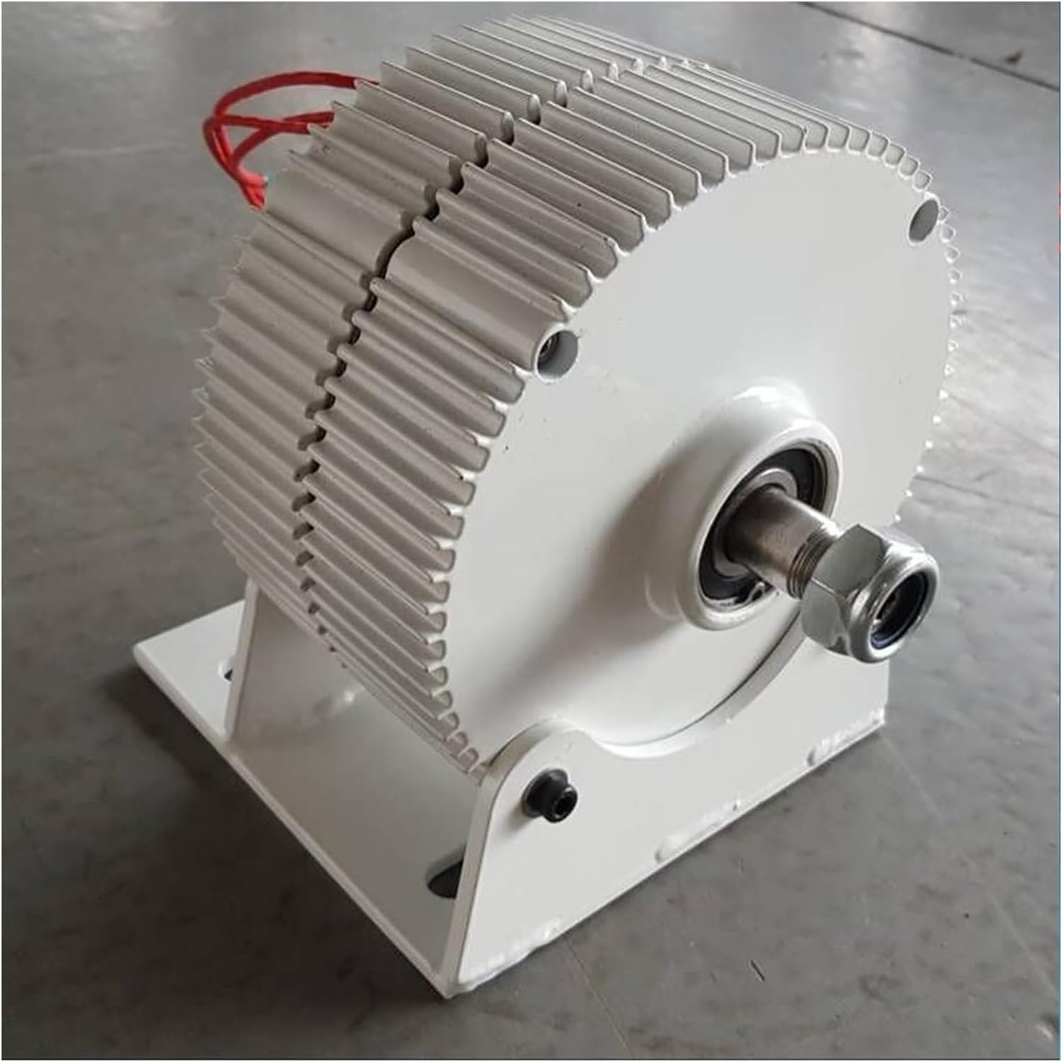 Wind Turbines, Permanent Magnet nerator 600W 12V 24V 48V 3 Phase arless Use for Wind Turbine Low Wind Speed Starting Wind Turbines(WB,Single Shaft_24V_600W)