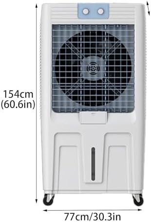 Portable Air Conditioner, Portable Air Cooler with Built-in Cooling Fan, Quiet Evaporative Cooler for Office Room Factory(77 * 50 * 154cm)