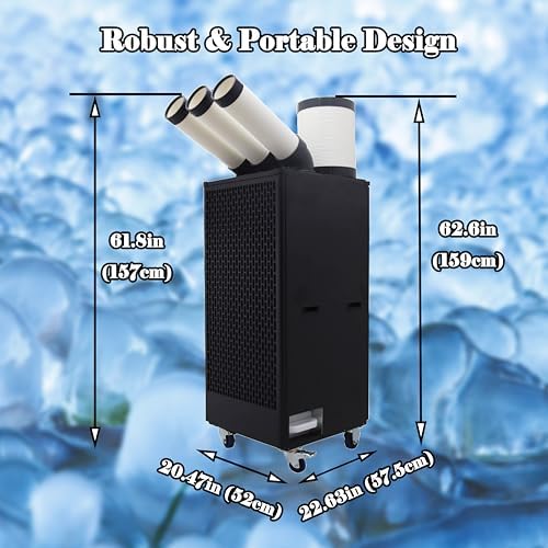 220V Industrial air conditioner for Industrial Cooling Workshop and Equipment Cooling Three-Tube 220V 2500W