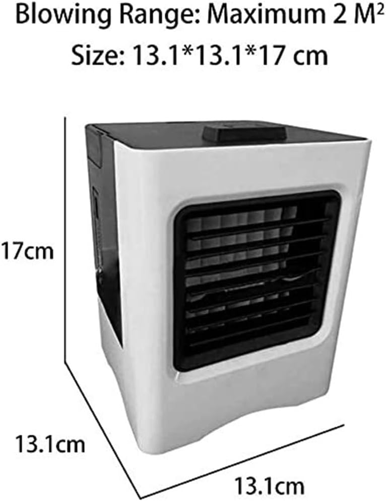 Air Cooler Mini,Cooler Portable Mini USB Air Conditioner 3 in 1 Personal Space Air Purifier Cooler and Humidifier