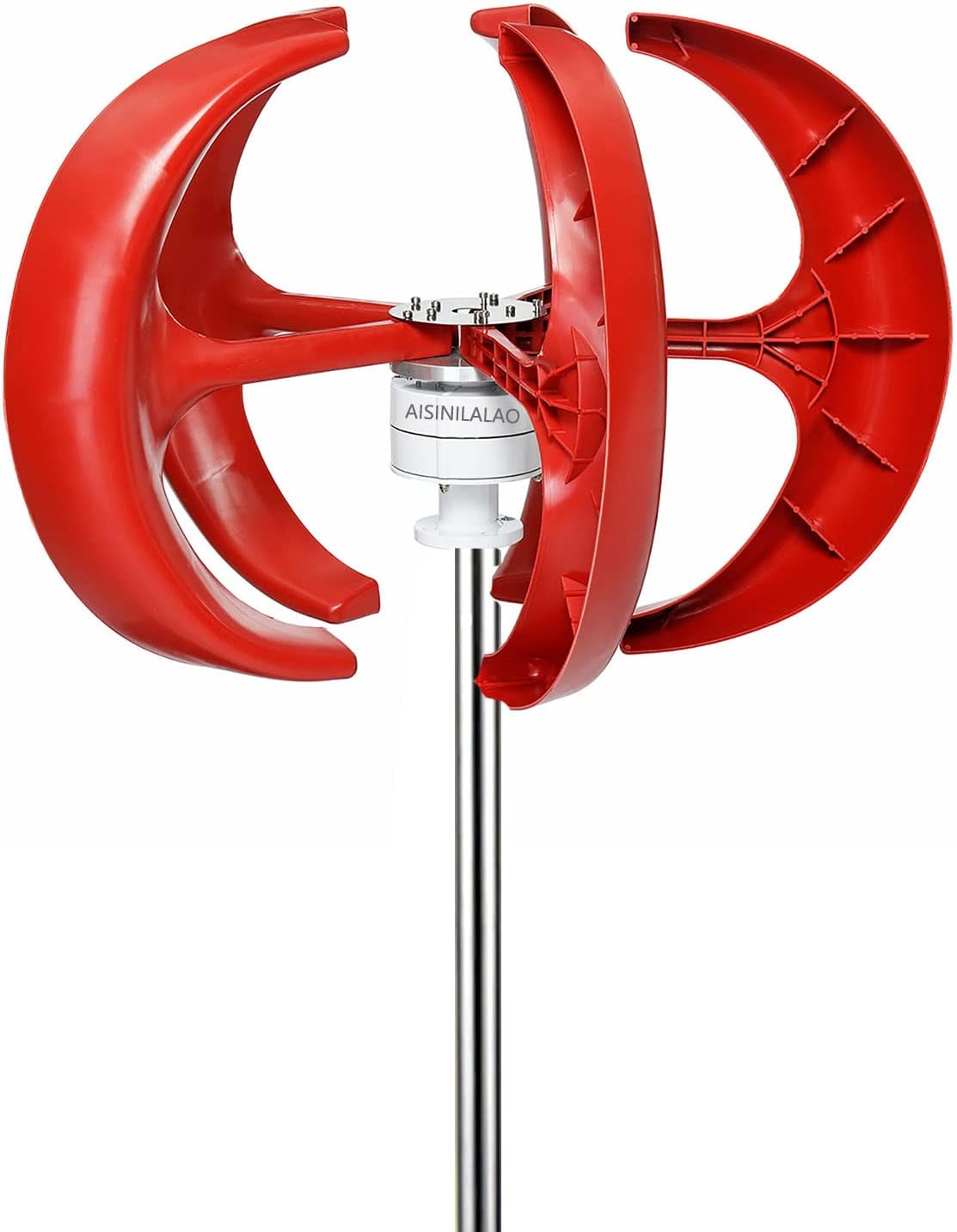 8000W Vertical Axis Wind Turbines Generator Kit, 24V 48V 5 Blades AC Wind Turbine for Hybrid Solar Wind System(with Controller)