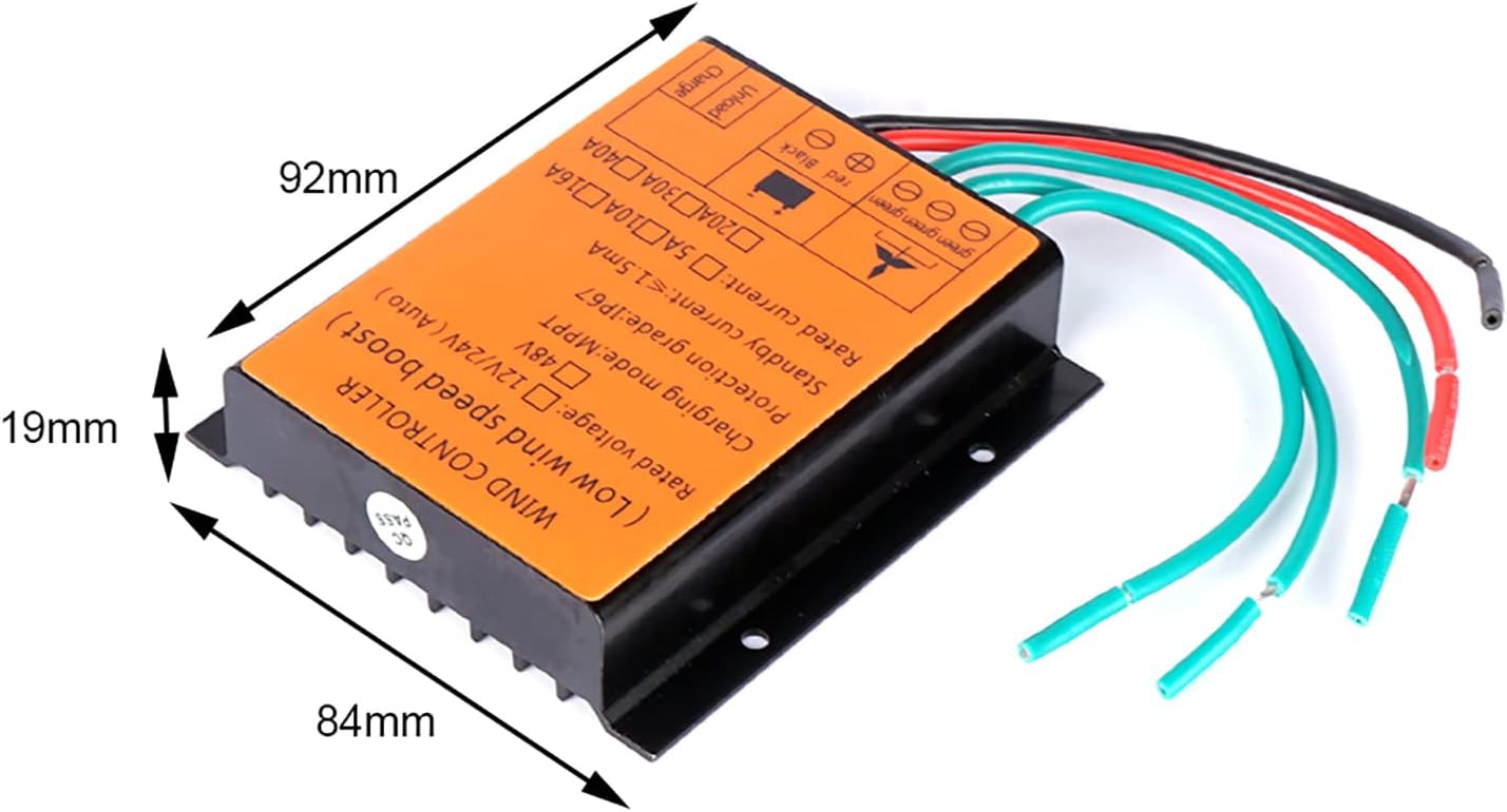 2000W Wind Turbine Charge Controller 12V 24V AUTO 48V Water Proof Regulator for 100W-2000W Small Windmill Generator (24v )