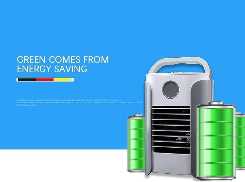 Mini Air Cooler, Portable Mini Air Condition, Personal Air Purifier USB Charging Air Conditioner Fan Refrigerator Air Cooler Nano Fan(Gray)