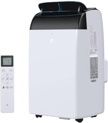 Portable Air Conditioner 12,000 BTU - Dehumidifier & Cooling Fan for 400-550 Sq Ft Rooms, Includes Portable AC Unit Window Kit for Bedrooms Office Home(ASHRAE-rated)