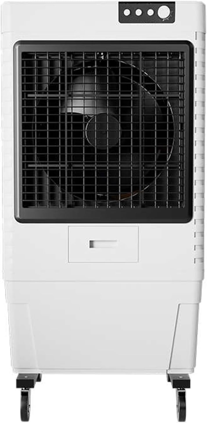 Windowless Air Conditioner, Evaporative Swamp Cooler with 3 Speeds and Large Tank, Portable Air Cooler for Room Office Garage Use