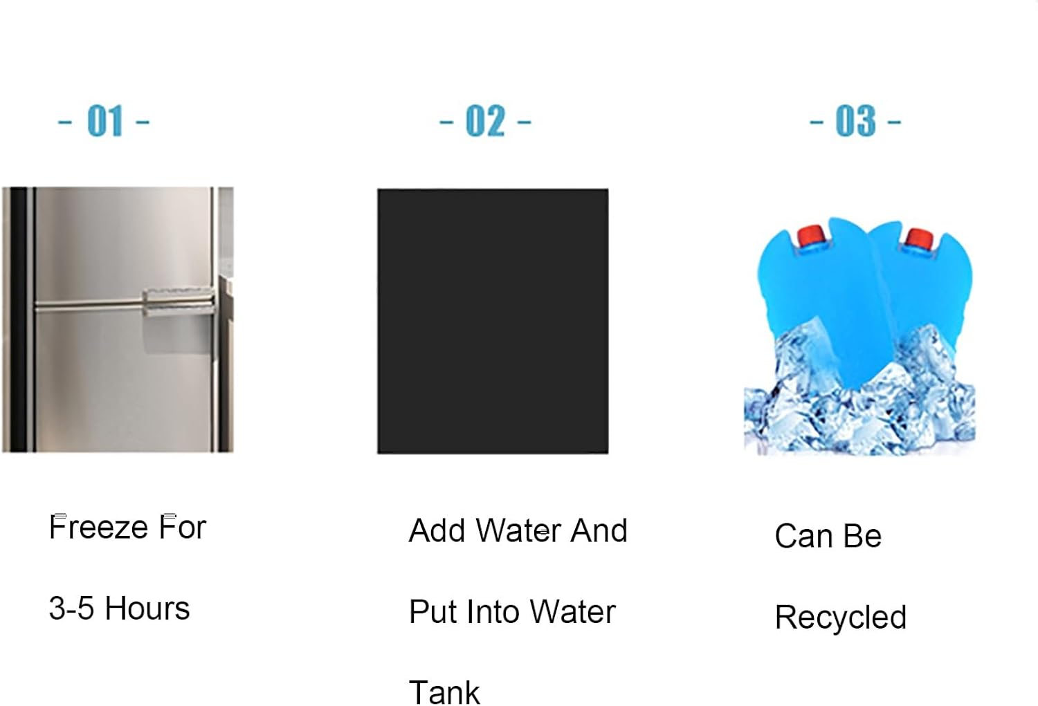 Portable Air Conditioners, Evaporative Air Cooler with 3 Speeds, Fast Cooling Windowless Portable Evaporative Coolers for Home Use(Orange)