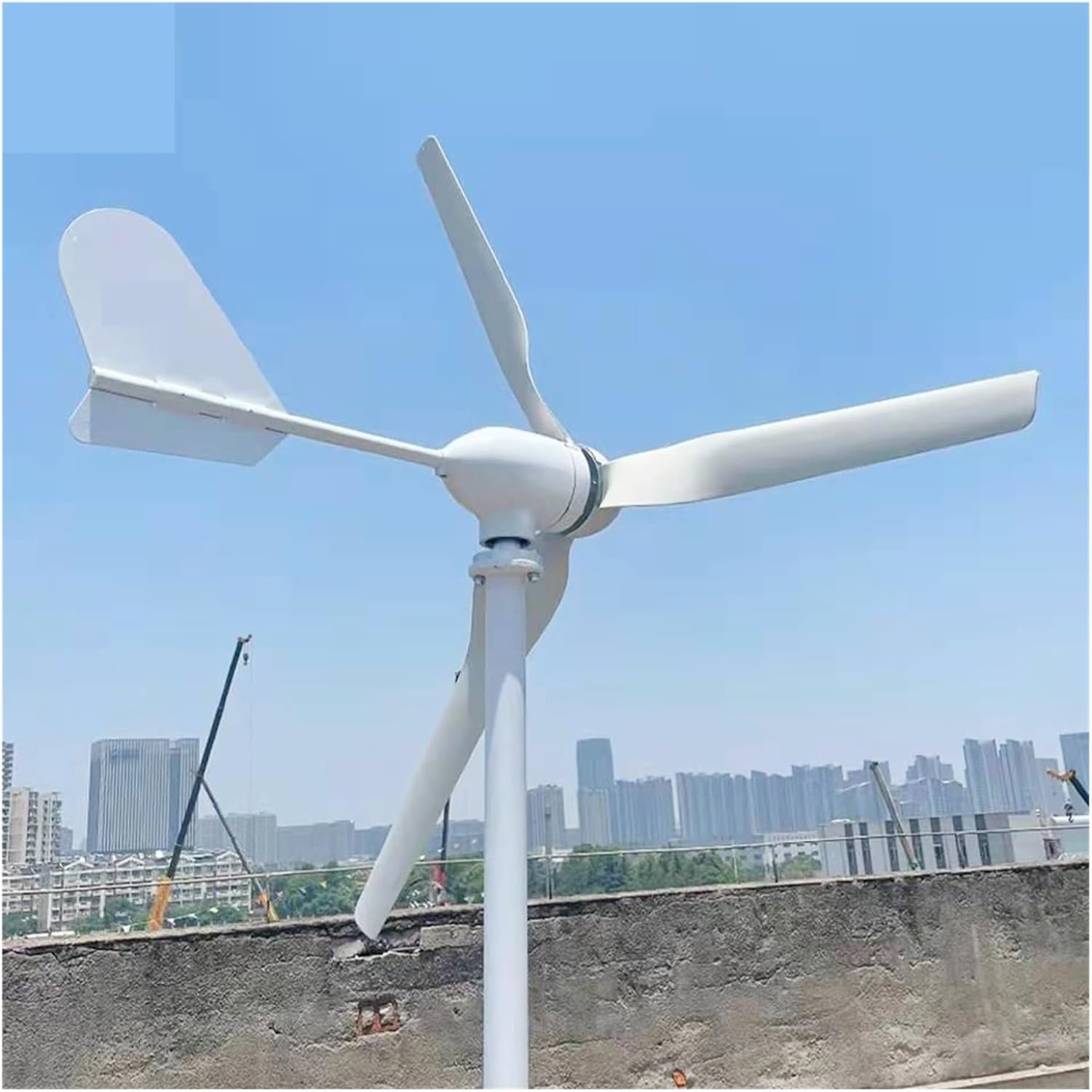 10000W Horizontal Wind Turbine Generator Kit 12V 48V 20000W Wind Turbine Generator for Home Use with Controller Industrial Energy(48V_20KW)